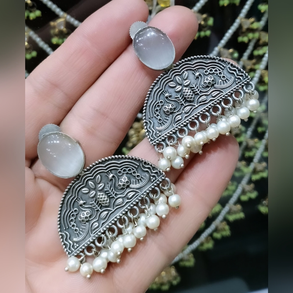 Oxidized earings